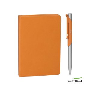 Подарочный набор Корсика, покрытие soft touch, цвет «оранжевый»