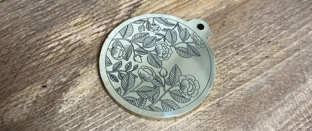 Лазерная гравировка — пример 4