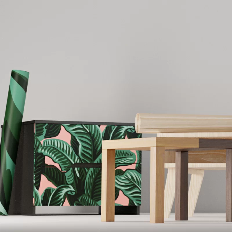 Самоклеящаяся плёнка для мебели: виды, применение, раскрой на ЧПУ