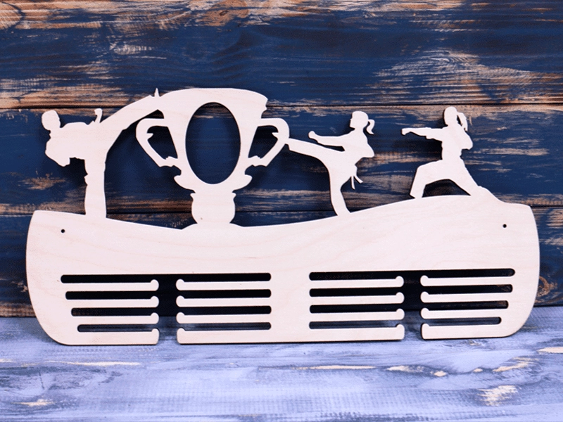 Лазерная резка медальниц "Тхеквондо" Лазерная резка медальниц "Тхеквондо"