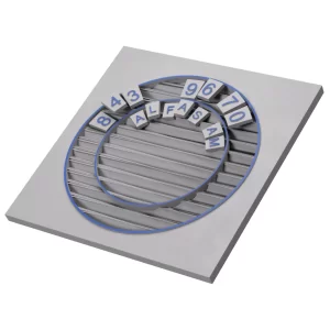 Печать самонаборная однокруговая