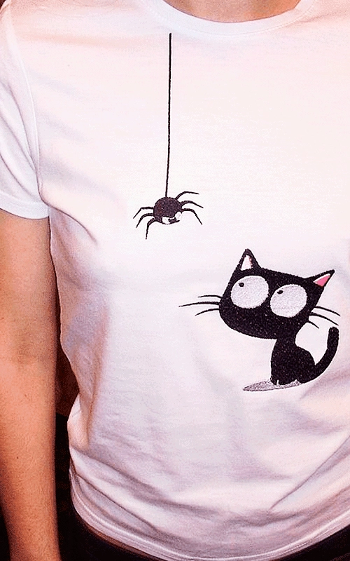 Вышивка на футболках на заказ Вышивка на футболках на заказ