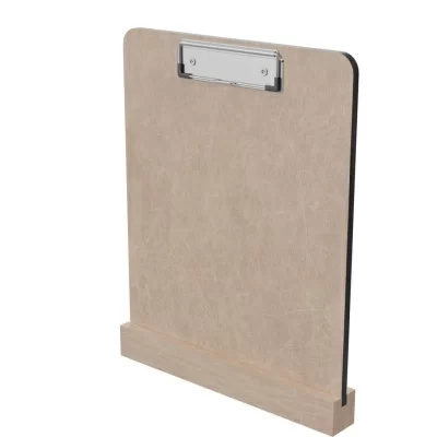 Деревянный тейбл-тент с зажимом