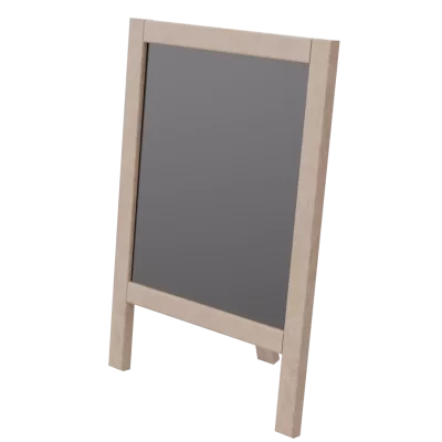 Меловой штендер односторониий с рамкой
