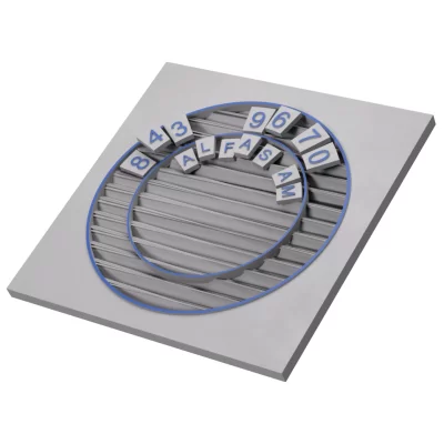 Печать самонаборная однокруговая