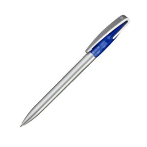 Ручка шариковая COBRA SIS, цвет «серебристый с синим»