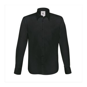 Рубашка с длинным рукавом London, размер XL , цвет «черный»