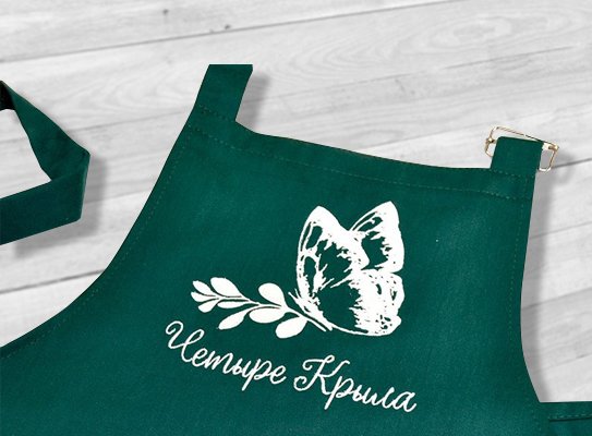Вышивка на фартуке