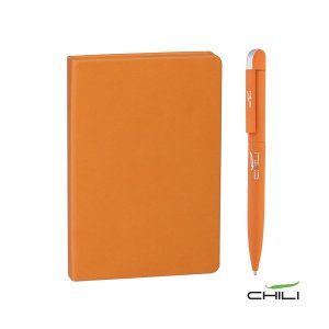 Подарочный набор Лорен, покрытие soft touch, цвет «оранжевый»
