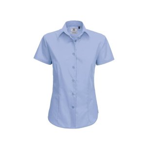 Рубашка женская с коротким рукавом Smart SSL, women, цвет «корпоративный голубой»