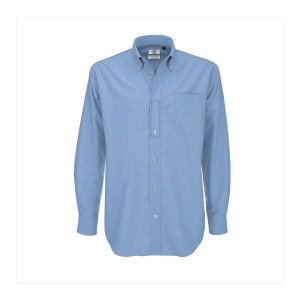 Рубашка мужская с длинным рукавом Oxford LSL, men, цвет «голубой»