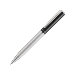 Ручка шариковая Lodge, цвет «серебристый с черным»