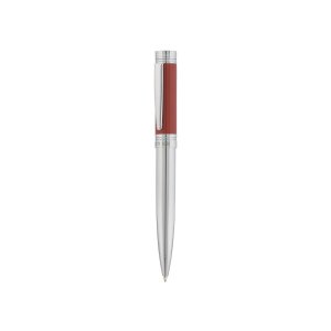 Ручка шариковая Zoom Red, цвет «серебристый с красным»