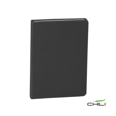 Блокнот Римв линейку, покрытие soft touch, А6, цвет черный-1