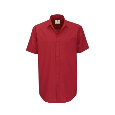 Рубашка мужская с коротким рукавом Heritage SSL, men, цвет «темно-красный»