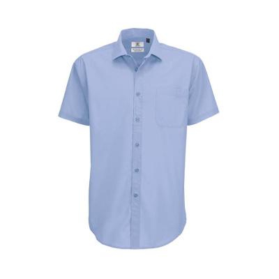 Рубашка мужская с коротким рукавом Smart SSL, men, цвет «корпоративный голубой»
