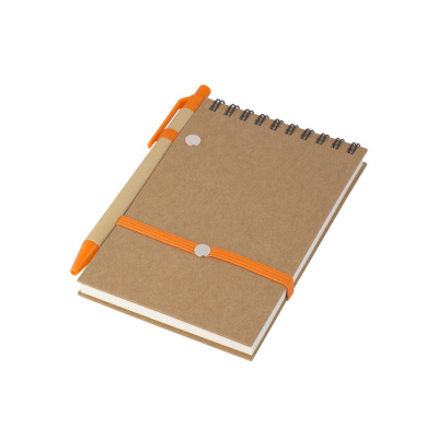 Блокнот с ручкой Papyrus, цвет оранжевый-2