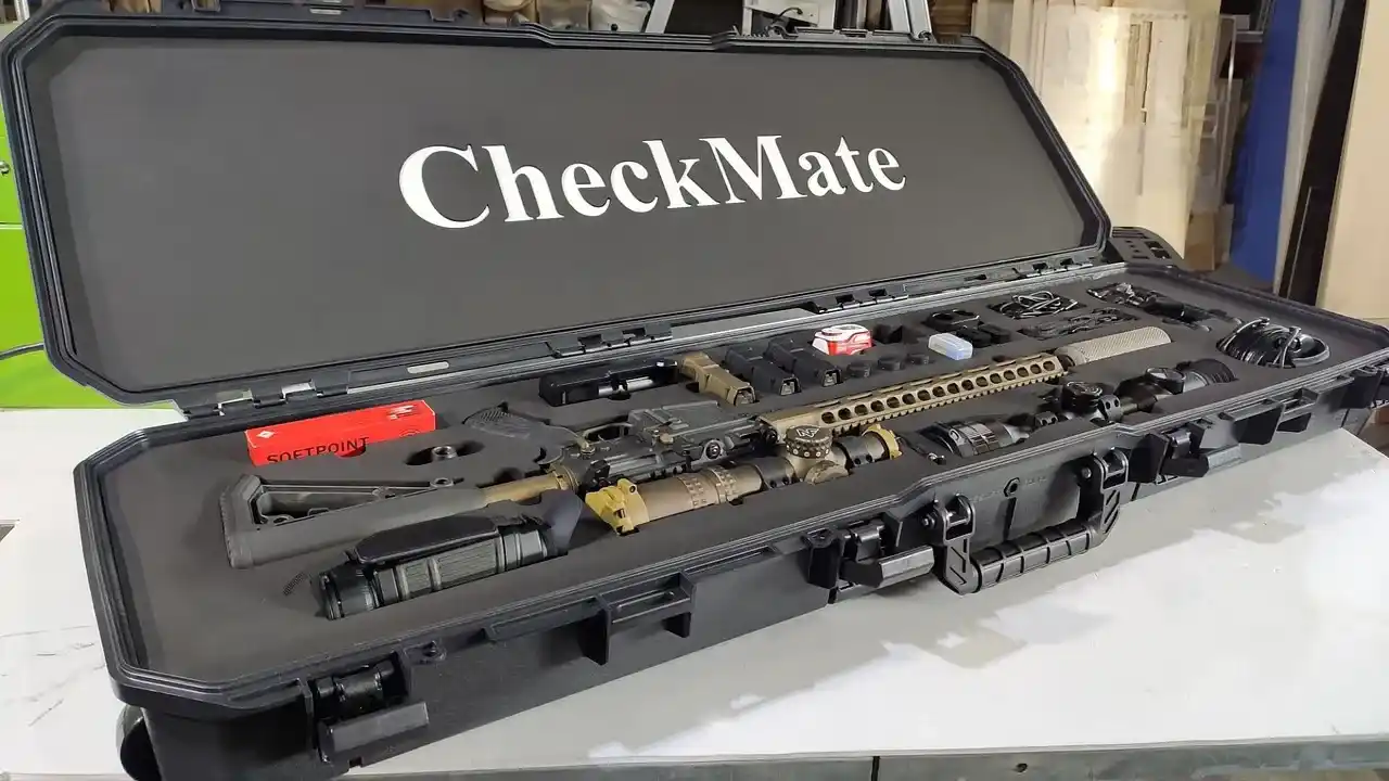 Ложемент в кейс для оружия — пример №2